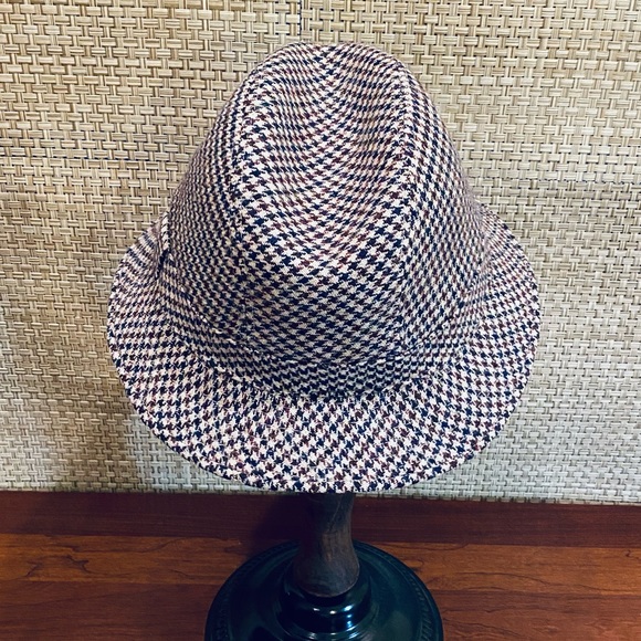 🌟3xHP🌟VTG Wool Houndstooth Walking Hat by Country Gentleman L - Picture 7 of 13
